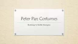 Peter Pan Costumes