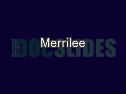 Merrilee