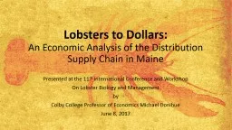 Lobsters To Dollars: