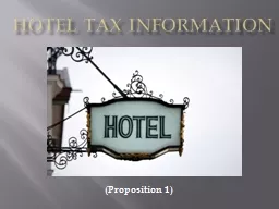 Hotel Tax