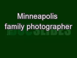 Minneapolis family photographer
