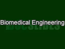 Biomedical Engineering