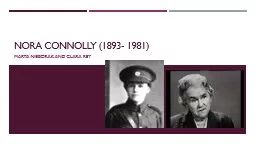 Nora connolly (1893- 1981)