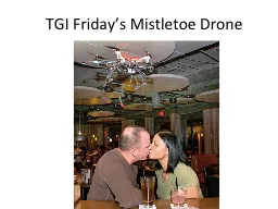 TGI Friday’s Mistletoe Drone