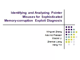 Identifying and Analyzing Pointer Misuses for Sophisticated