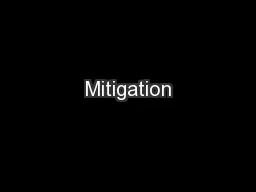Mitigation