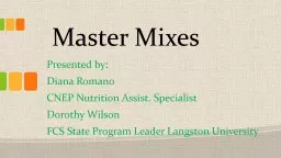 Master Mixes