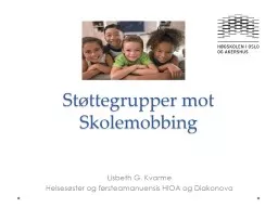 Støttegrupper mot Skolemobbing