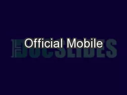 Official Mobile