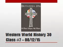 Western World History 30