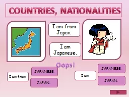 COUNTRIES, NATIONALITIES