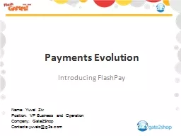 Payments Evolution