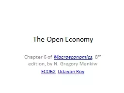 The Open Economy