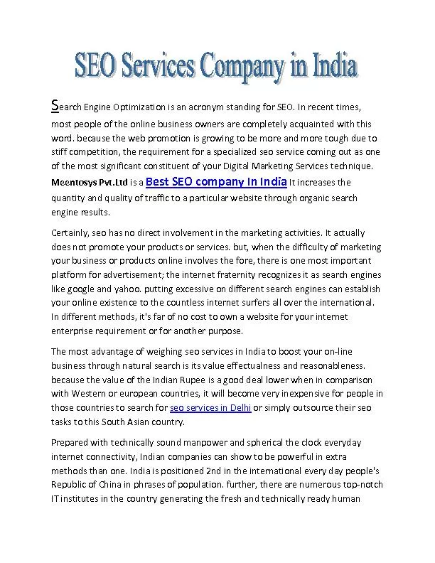 SEO Services provider in delhi