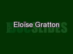 Eloïse Gratton