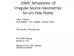 DSMC Simulations of
