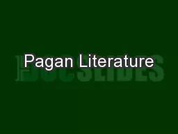 Pagan Literature