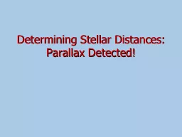 Determining Stellar