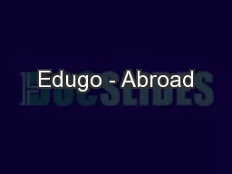 Edugo - Abroad