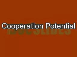 Cooperation Potential