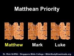 Matthean Priority