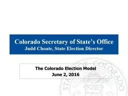 Colorado Secretary of State’s Office