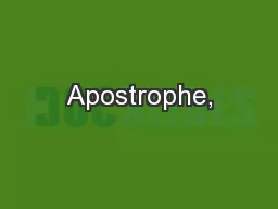 Apostrophe,