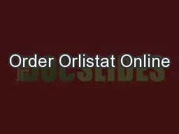 Order Orlistat Online
