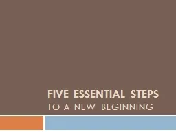 Five Essential Steps