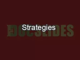 Strategies & Tactics for Data Security