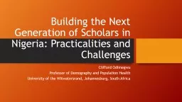 Building the Next Generation of Scholars in Nigeria: Practi