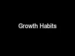 Growth Habits