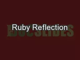 Ruby Reflection