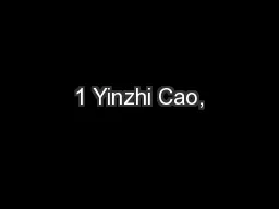 1 Yinzhi Cao,