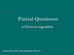 Partial Quotients