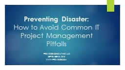 Preventing Disaster: