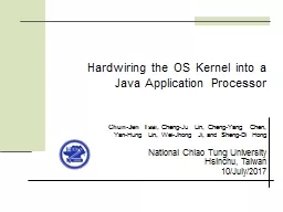 Hardwiring the OS Kernel into a Java