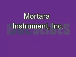 Mortara Instrument, Inc.