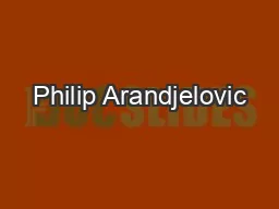 Philip Arandjelovic