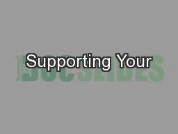 Supporting Your