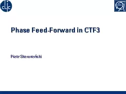 Phase Feed-Forward in CTF3
