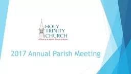 2017 Annual Parish Meeting