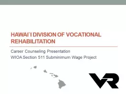 Hawai`i Division of Vocational Rehabilitation