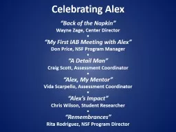 Celebrating Alex