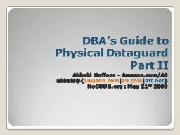 DBA’s Guide to