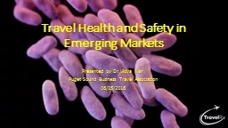 Travel Health and Safety in Emerging Markets