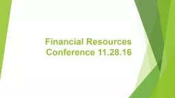 Financial Resources Conference 11.28.16