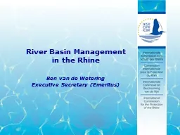 River Basin Management in the