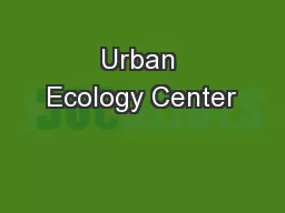 Urban Ecology Center