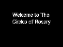 Welcome to The Circles of Rosary